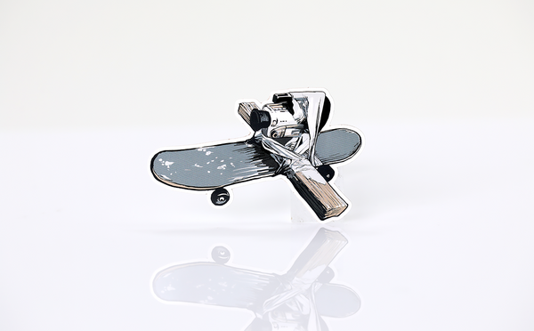 ShittyRigs Stickers - Skateboard (4 pack)